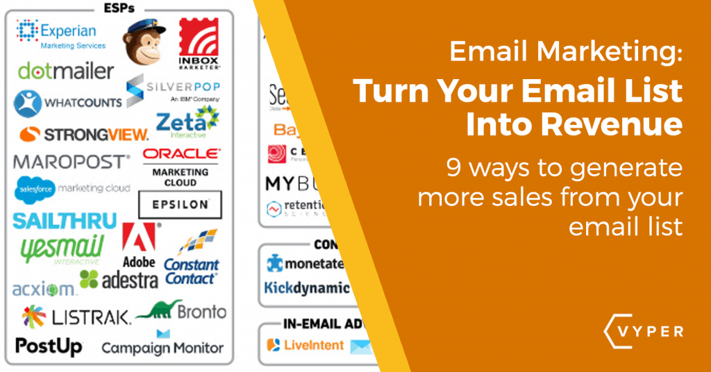 Generate More Sales From Your Email List - VYPER
